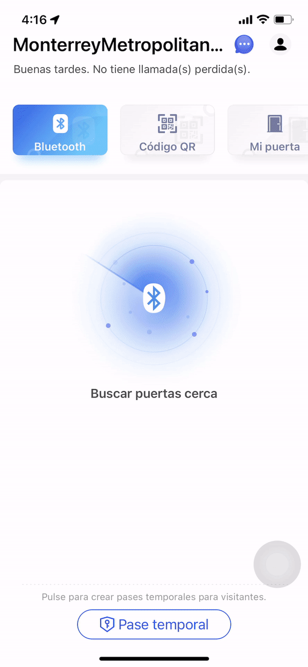 Operaciones desde la App