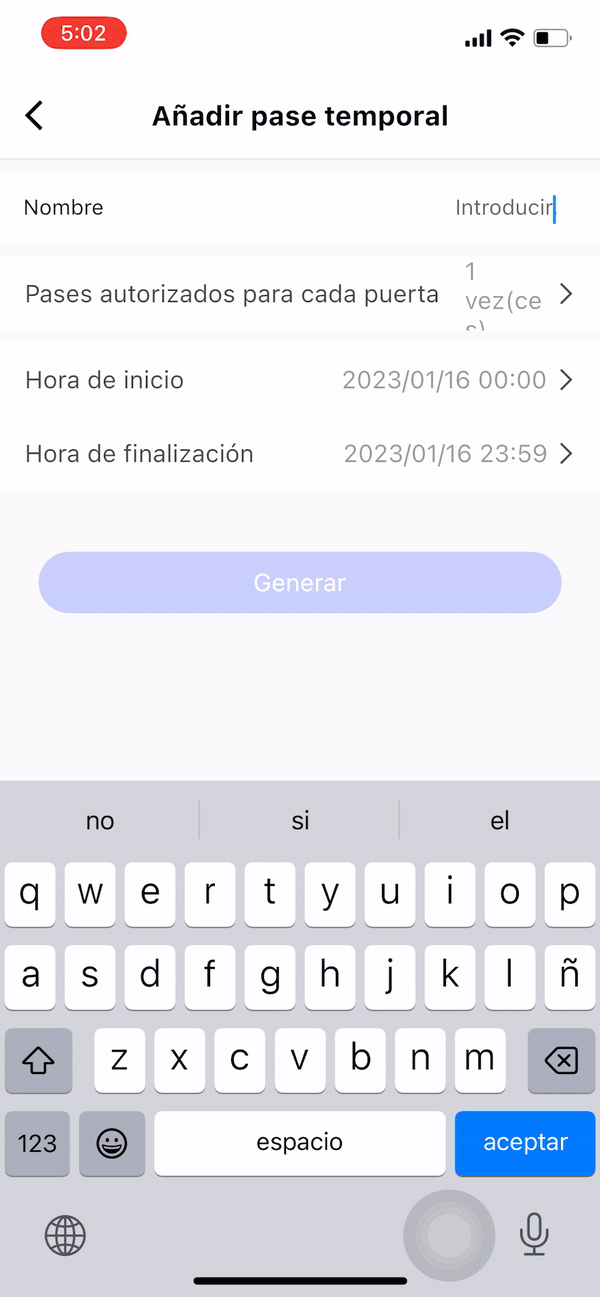 Monitoreo desde App