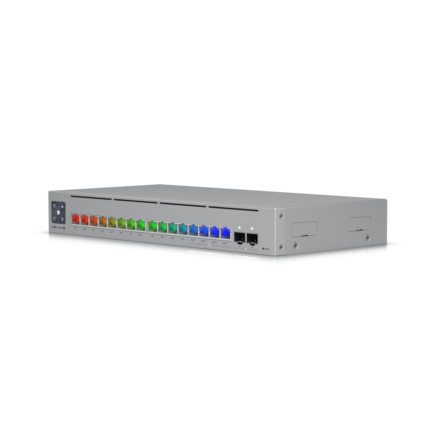 Vista frontal del switch UniFi Switch Pro Max 16