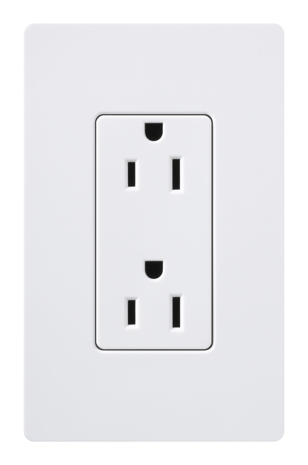 Tomacorriente LUTRON CAR15WH lateral