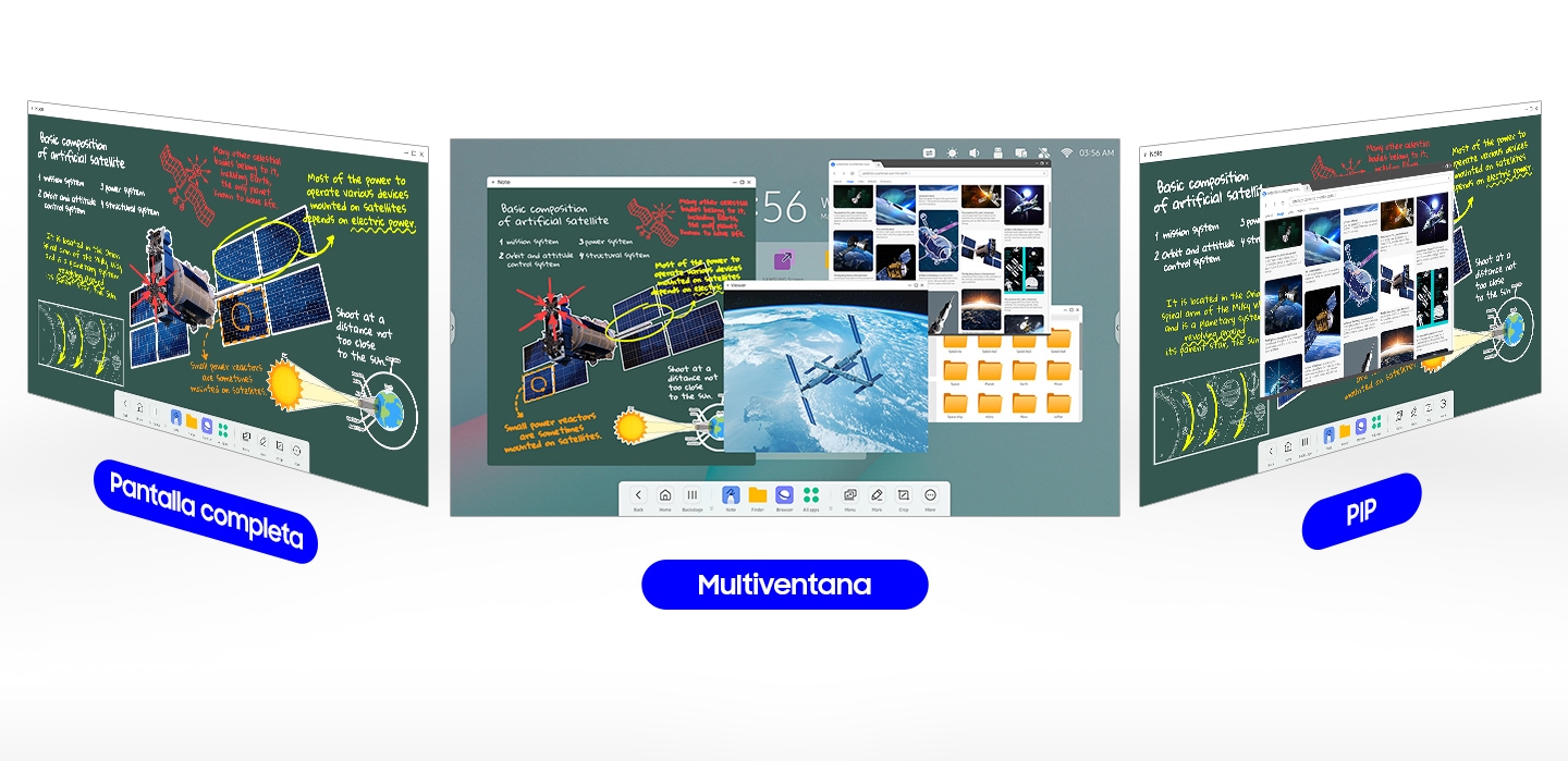 Visualiza varias pantallas a la vez