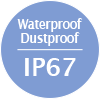 Impermeable a prueba de polvo IP67