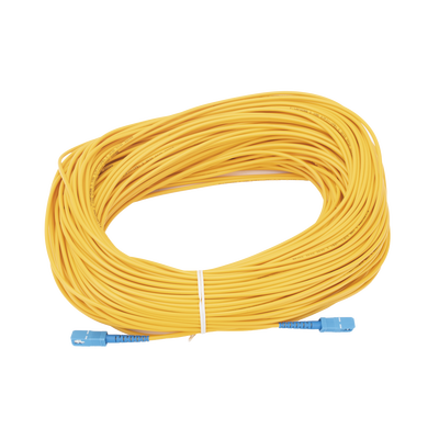 Jumper de Fibra Óptica Monomodo SC/UPC-SC/UPC Simplex de 80 Metros (262.47 Pies), 3mm