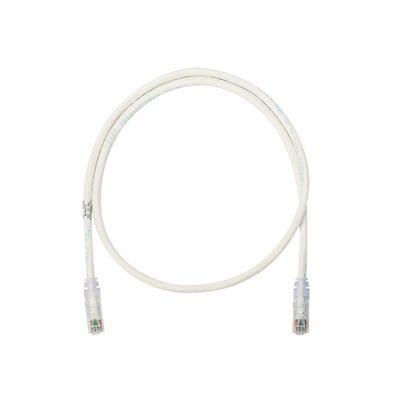 Cable de Parcheo UTP Categoría 6, con Plug Modular en Cada Extremo - 6 Metros (19.69 Pies) - Blanco Mate