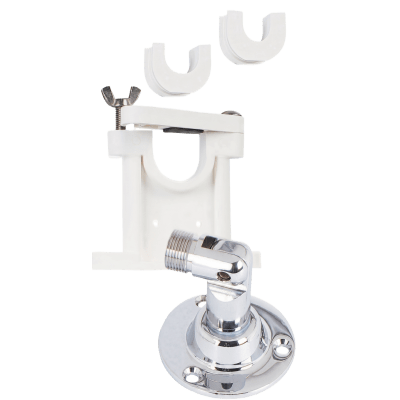 Kit de Montaje con Soporte Giratorio Ajustable para Antenas de 1" ó 1 1/2" de Diámetro. Rosca Estándar 1" x 14 Hilos.
