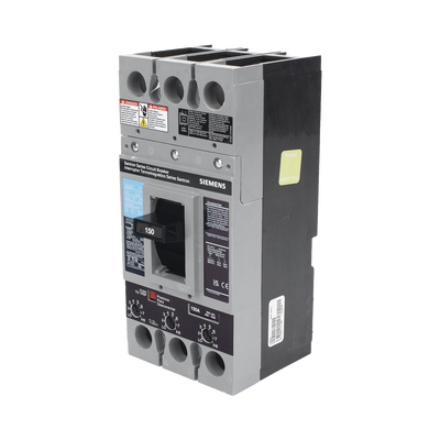 Interruptor Termomagnético 600V 3X150A, Con zapatas principales.