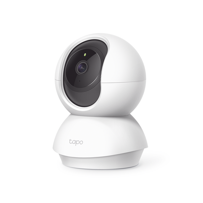 Cámara de Seguridad Doméstica Tapo C210 / 2K (2304 × 1296) / Seguimiento Automático 360° / Detección de Personas y Llanto de Bebé / Visión Nocturna 12 m (40 ft) / Audio Bidireccional / Almacenamiento mic