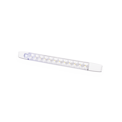Luz Auxiliar LED Rectangular, 12 LED, 12-24 Vdc,  360 lúmenes