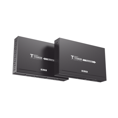 Kit Extensor MATRICIAL HDMI para distancias de 120 metros | Resolución 4K @ 30Hz | Cat6 | Soporta 100 TX de entrada e Ilimitados RX en la salida | Control por PC, Control Remoto y Botón | Compatible con Switch IGMP.