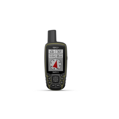 GPSMAP 65S Portátil para Actividades Outdoor / Pantalla TFT Transflectiva 2.6 Pulgadas / Resolución 160x240 Pixeles / Brújula de 3 Ejes / Altímetro Barométrico / Compatible con GPS, GLONASS, Galileo, QZSS / Memoria 16 GB