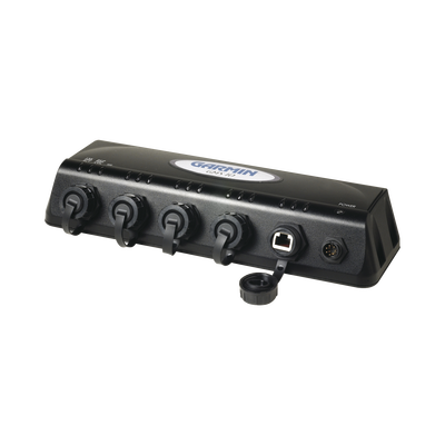 GMS 10, switch marino para conexión de equipo GARMIN a red Ethernet. 