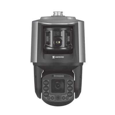 [TandemVu] Domo PTZ IP 4 Megapixel con 40X Zoom con Cámara Optica Fija de 4 Megapixel Lente 12.4 mm y Cámara Térmica 384 x 288 con Lente 25 mm / Protección perimetral 