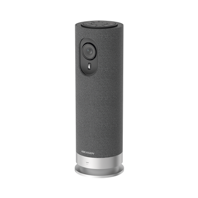 Cámara de Videoconferencia Portátil / Resolución de 2 Megapixel (Full HD) / 4 Micrófonos / Altavoz 5 W / Conexión USB / Control Remoto / Plug and Play  / Movimiento PTZ 