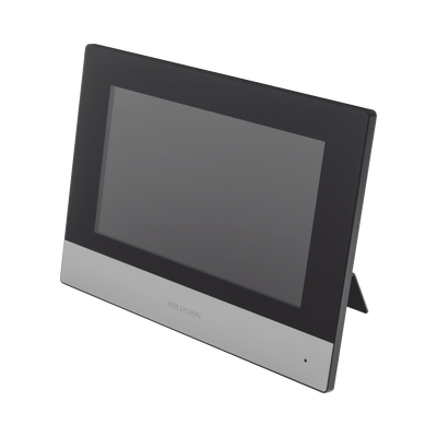 Monitor IP WiFi Touch Screen 7" para Videoportero IP  / Vídeo en Vivo / PoE Estándar / Apertura Remota / Llamada Entre Monitores / Audio de dos vías / Policarbonato