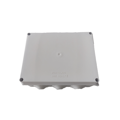 [LP-WBX-200] Caja de Conexiones Impermeable IP65, 10 Entradas, Dimensiones 200 x 155 x 80 mm, para Instalaciones Industriales, Comerciales y Residenciales, Incluye Tornillería para su Instalación