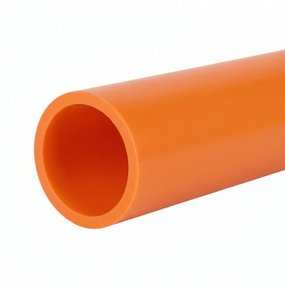 [LP-10-SDR11-N-P-S-1R-0200] Ducto para Fibra Óptica 3/4" Liso RD11, Color Naranja Prelubricado, Rollo de 200 Metros