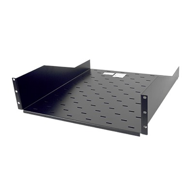 [S-CH-19X19.6] Charola para Rack de 19", 50 cm de Profundidad, 3UR. Capacidad carga: 30 Kg