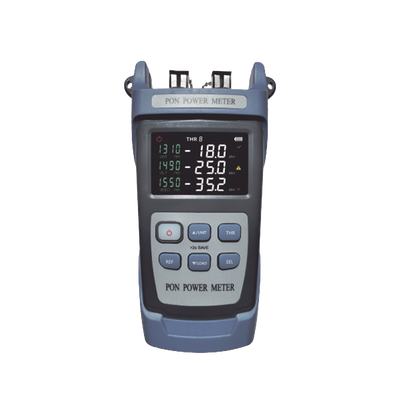 [LP-P-OPM] Medidor de Potencia Óptica (OPM) para Fibra Óptica en Redes FTTx / Soporta 3 Longitudes de Onda: 1310nm, 1490nm y 1550nm / Rango de Medición de -40 a 25dBm