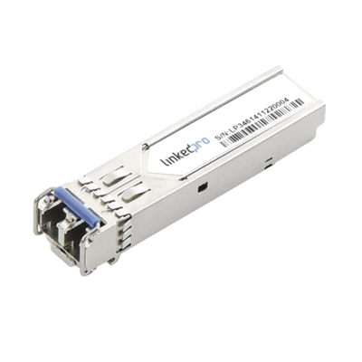 [LP-IND-SFP-10G-SM-3] Transceptor Óptico Industrial SFP+ (Mini-Gbic) / Monomodo 1310 nm / 10 Gbps / 10GBASE / Conectores LC/UPC Dúplex / DDM / Hasta 3 km