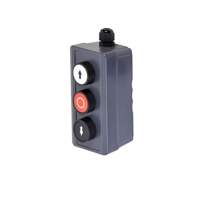 [XBS-SW-01] Botonera Triple de USO RUDO Para Barreras Vehiculares, Operadores Corredizos y Abatibles. 