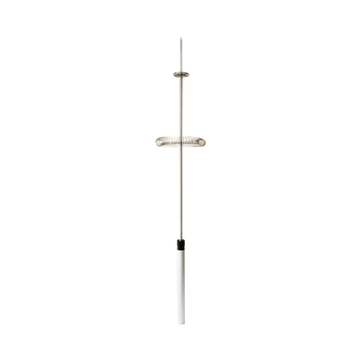[LP-DIPOLO-ALU] Pararrayos Dipolo Corona / Aluminio / Radio Protección 72° / 1.7 m (5.6 ft) / Efecto Ionización