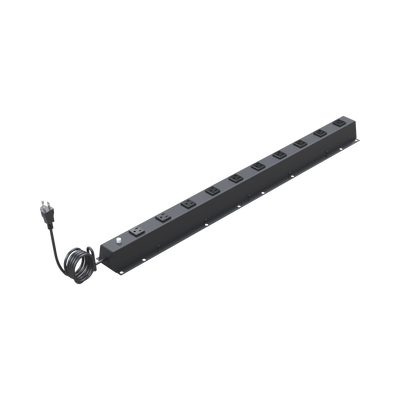 [TCM-SR19KIT] PDU Vertical de 10 Contactos (NEMA 5-15R). Volt. Ent./Sal.: 120Vca/15A compatible con Racks EIRL y EIQR. 