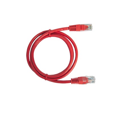 [LP-UT6-050-RD] Cable de Parcheo UTP Cat6 - 0.5 Metros (1.64 Pies) - Rojo