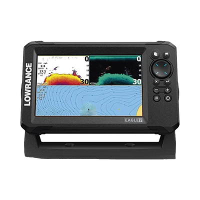 [000-16311-001] Eagle-7 ecosonda en pantalla horizontal IPS de 7 pulgadas, incluye transductor skimmer 50/200 kHz
