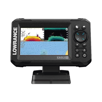 [000-16310-001] Eagle-5 ecosonda en pantalla horizontal IPS de 5 pulgadas, incluye transductor skimmer 50/200 kHz