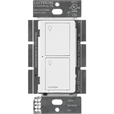 [PD5WSDVWH] (Caseta Wireless) Interruptor Inteligente On/Off, No requiere cable neutro. 5A /120-277V