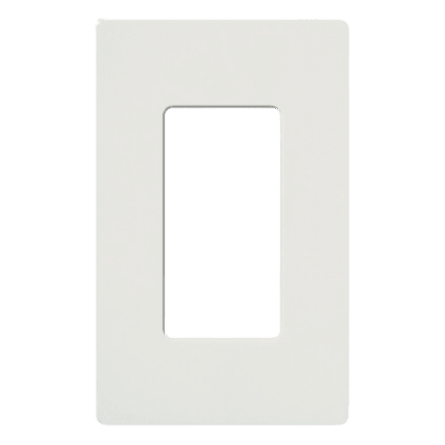 [CW1WH] Tapa Color Blanco para interruptor o dimmer Lutron, 1 gang, limpio y moderno