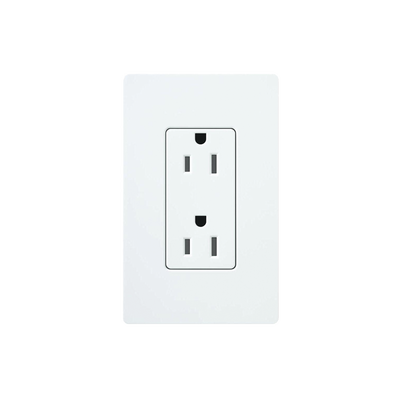 [CAR15WH] Tomacorriente receptáculo convencional  120V, 15A, color blanco.