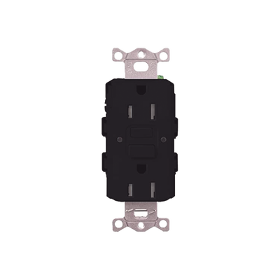 [CAR-15-GFST-BL-S] Tomacorriente 125V 15A resistente a manipulaciones, color negro.