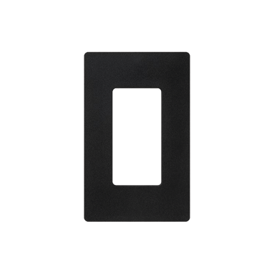 [SC1MN] Tapa Color Negro Satin para interruptor o dimmer Lutron, 1 gang, limpio y moderno