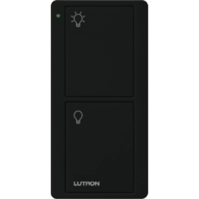 [PJ22BGBLL01] Control remoto PICO 2 botones encender/apagar, color negro, complemente con un switch on/off, Caseta, RA2, RadioRa2