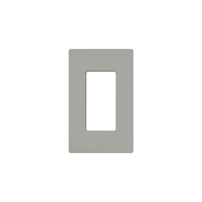 [CW1GR] Tapa Color Gris para interruptor o dimmer Lutron, 1 gang, limpio y moderno