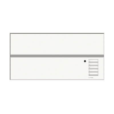 [QSGRJ6PWH] Grafik Eye Qs Unidad de control para 6 zonas. control de múltiples grupos de luminarias o cortinas. Integrelo con un RRMAIN o independiente.