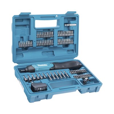 [DF-001-DW] Atornillador Reversible (Broquero 1/4) de 220 RPM con Cargador USB (Incluye 81 Puntas).