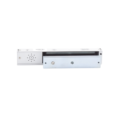 [MAG600BZ] Chapa magnética 600Lb con  Buzzer de alarma de puerta mantenida abierta / LED indicador de estado /  Sensor de estado de placa/ Libre de Magnetismo Residual