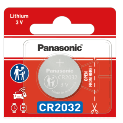 [CR2032PM] Batería de litio CR2032 de 3 V a 225 mAh (No recargable)