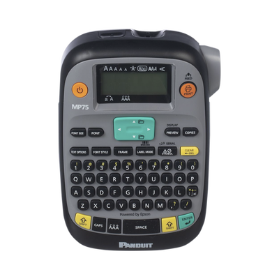 [MP75] Impresora Etiquetadora, Compatible con Etiquetas de Hasta 0.75 Pulgadas (1.91 cm) de Ancho, Resolución de 180 dpi y Velocidad de Impresión Rápida