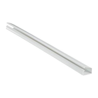 [LD10WH6-A] Canaleta LD10 de PVC rígido, con cinta adhesiva para instalación sin herramientas, de 38.4 x 24 x 1828.8 mm, Color Blanco