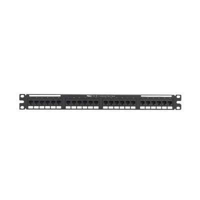 [NK6PPG24Y] Panel de Parcheo de Impacto 110, Plano, Categoría 6, de 24 Puertos, 1UR