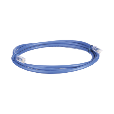 [UTP6AX7BU] Cable de Parcheo UTP, Cat6A, 24 AWG, CM, Color Azul, 2.13 Metros (7 Pies)