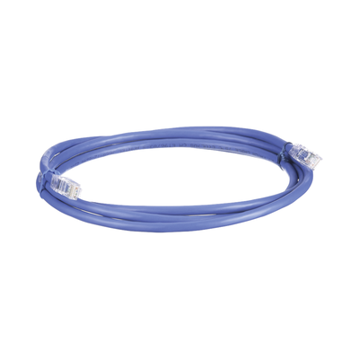 [UTP6AX5BU] Cable de Parcheo UTP, Cat6A, 24 AWG, CM, Color Azul, 1.52 Metros (5 Pies)