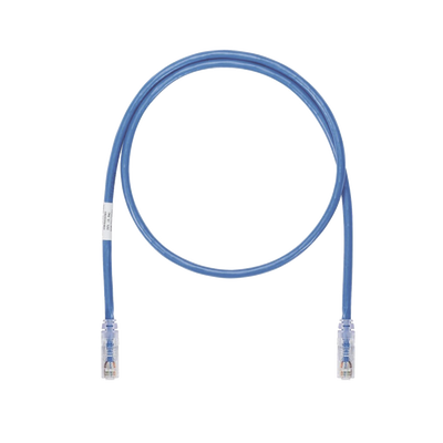 [UTP6AX10BU] Cable de Parcheo UTP, Cat6A, 24 AWG, CM, Color Azul, 3.05 Metros (10 Pies)