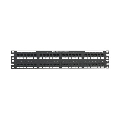 [NK6PPG48Y] Panel de Parcheo de Impacto 110, Plano, Categoría 6, de 48 Puertos, 2UR