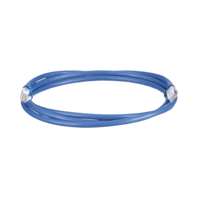 [UTP6AX20BU] Cable de Parcheo UTP, Cat6A, 24 AWG, CM, Color Azul, 6.1 Metros (20 Pies)