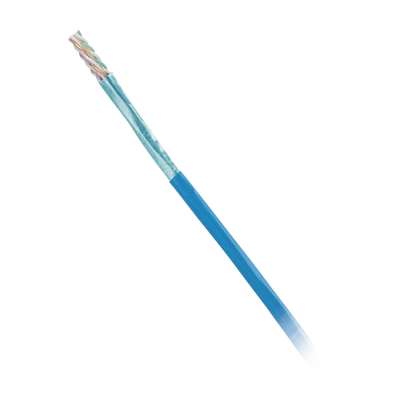 [PFL6004BU-G] Bobina de Cable Blindado F/UTP de 4 Pares, Cat6, LSZH (Libre de Gases Tóxicos), Color Azul, 305 Metros (1000 Pies)