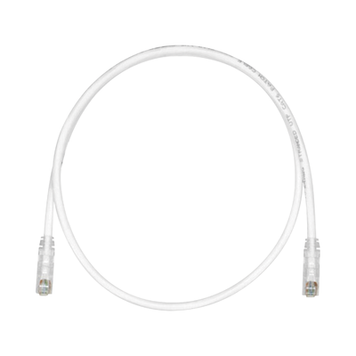 [UTPSP15Y] Cable de Parcheo TX6, UTP Cat6, 24 AWG, CM, Color Blanco Mate, 4.57 Metros (15 Pies)